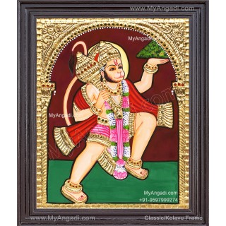Hanuman Tanjore Painting