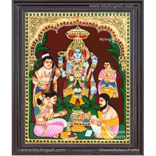 Sathya Narayana Tanjore Painting
