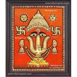 Rani Sati Dadi Ji Tanjore Painting