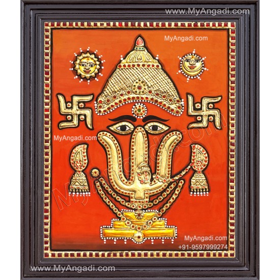 Rani Sati Dadi Ji Tanjore Painting