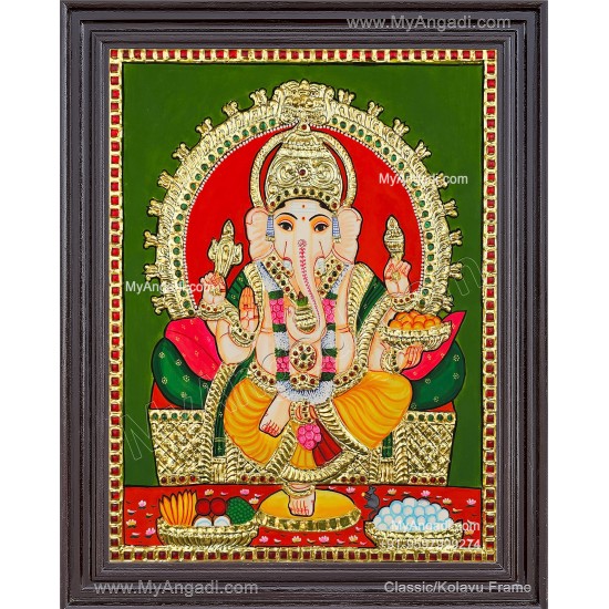 Ganesha Tajore Paintings Ganesha Tajore Paintings
