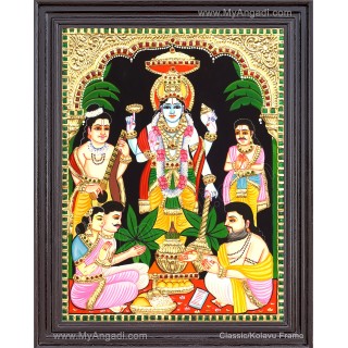 Sathyanarayana Tanjore Painting