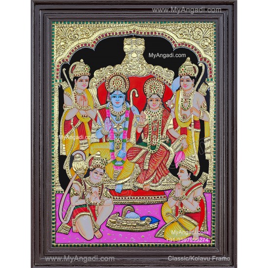 Ram Durbar Tanjore Painting Ram Durbar Tanjore Painting