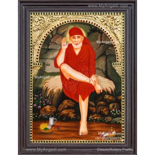 Saibaba Tanjore Painting
