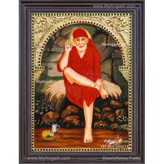 Saibaba Tanjore Painting