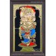 Flute Ganesha Tanjore Painting Flute Ganesha Tanjore Painting