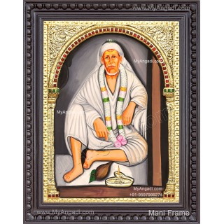 2D Saibaba Tanjore Painting
