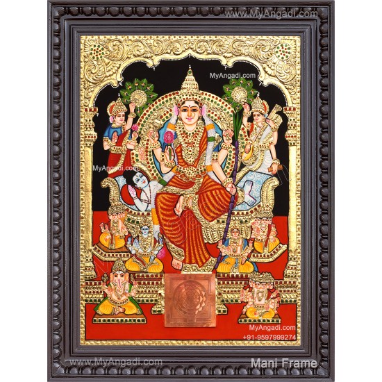 Raja Rajeshwari Tanjore Painting