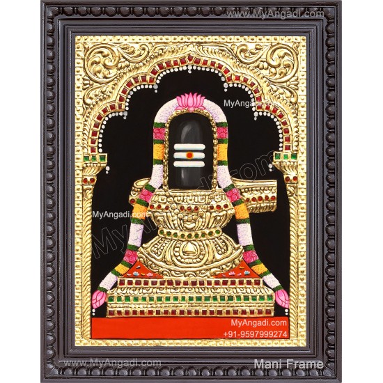 Shiva Lingam Tanjore Painting