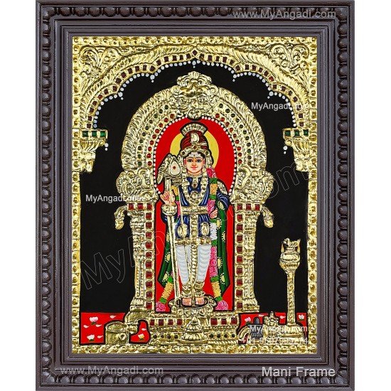 Raja Alangara Murugar Tanjore Painting Raja Alangara Murugar Tanjore Painting