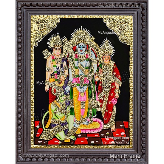 Ram Darbar Tanjore Painting Ram Darbar Tanjore Painting