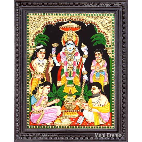 Sathyanarayana Tanjore Painting