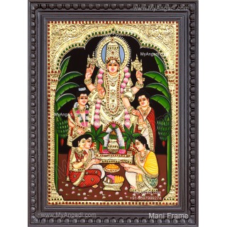 Sathya Narayana Tanjore Painting