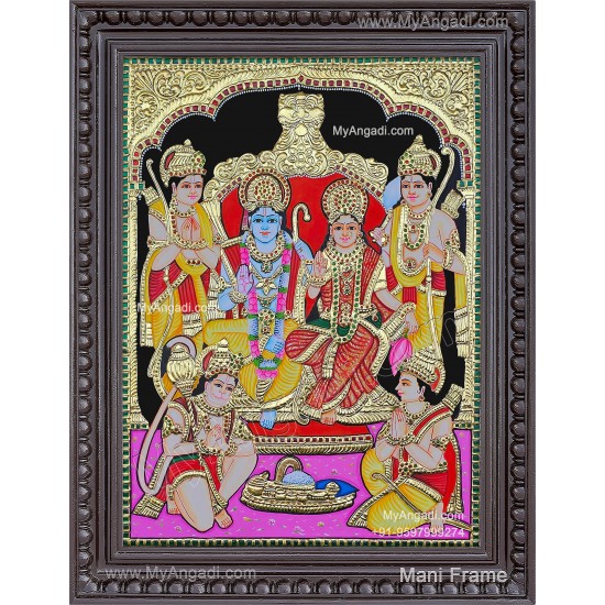 Ram Durbar Tanjore Painting Ram Durbar Tanjore Painting