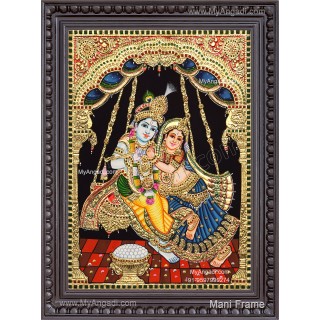 Radha Krishna Tanjore Paintings