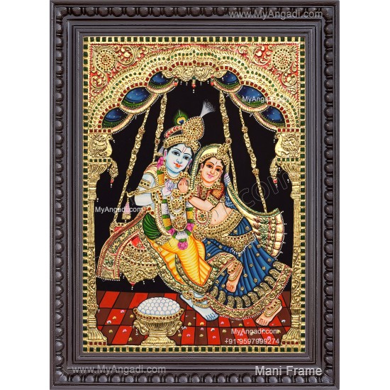 Radha Krishna Tanjore Paintings