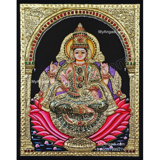 Lakshmi 2D Tanjore Painting Lakshmi 2D Tanjore Painting