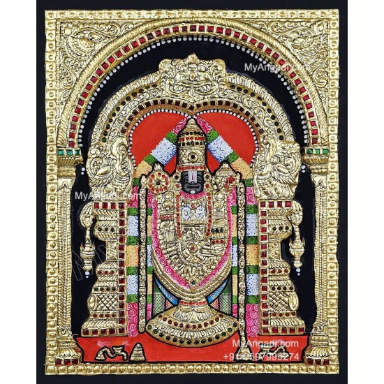 Balaji 2D Tanjore Painting Balaji 2D Tanjore Painting