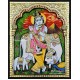 Cow Krishna Tanjore Painting Cow Krishna Tanjore Painting