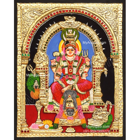 Karumariamman Tanjore Painting