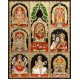 8 Panel  Tanjore Painting