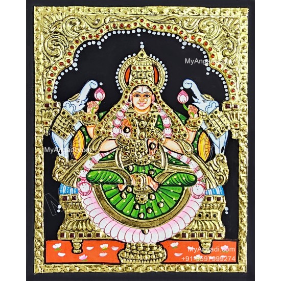 Gajalakshmi Tanjore Paintings Gajalakshmi Tanjore Paintings