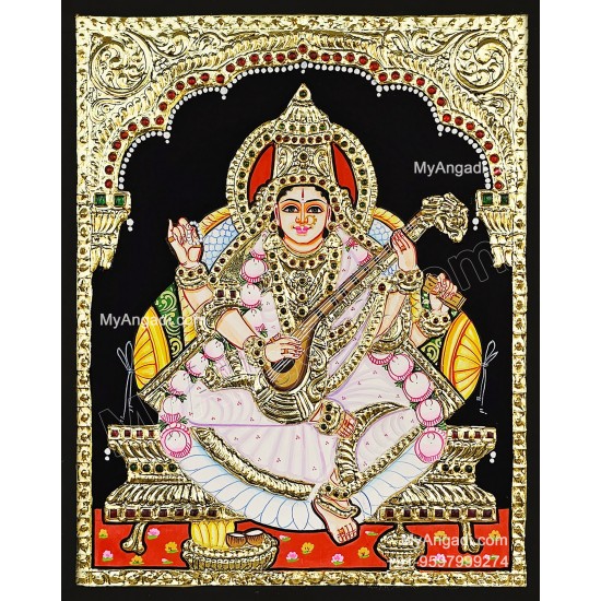 Saraswathi Tanjore Paintings Saraswathi Tanjore Paintings