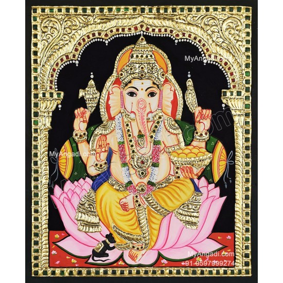 Ganesha Tajore Paintings Ganesha Tajore Paintings