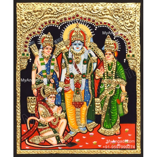 Ram Darbar Tanjore Painting