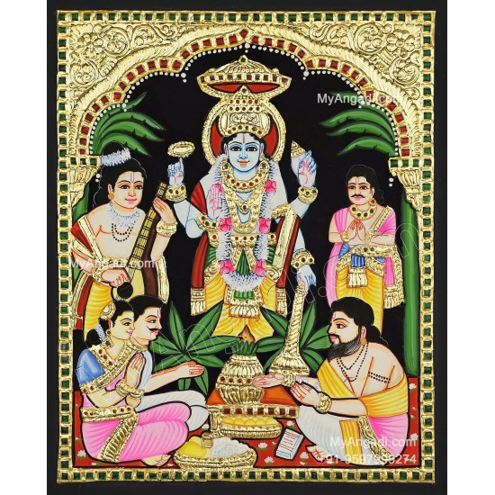 Sathya Narayana Tanjore Painting