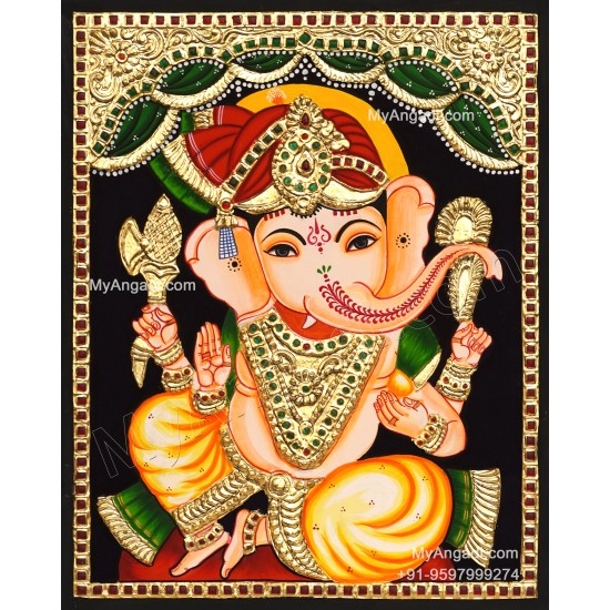 Ganesha Tanjore Paintings