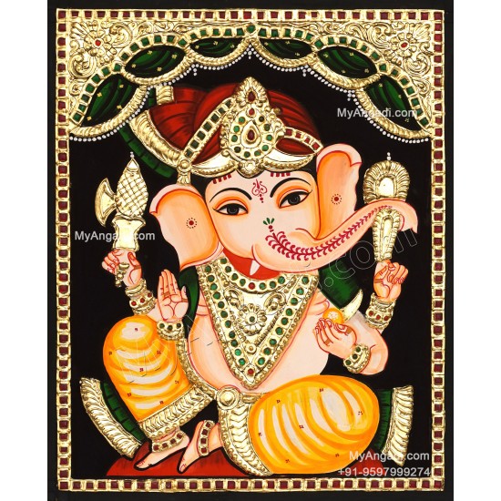 Pillaiyar Tanjore Painting