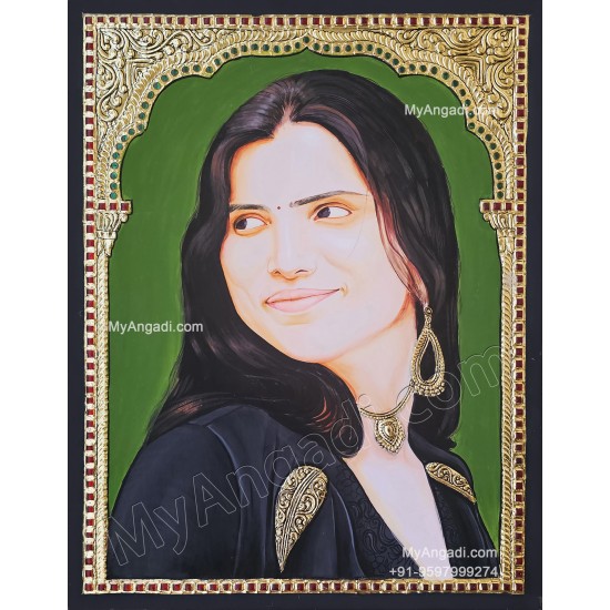 Portrait Tanjore Painting Portrait Tanjore Painting
