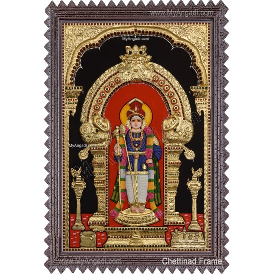 Raja Alangara Murugar 3D Tanjore Painting