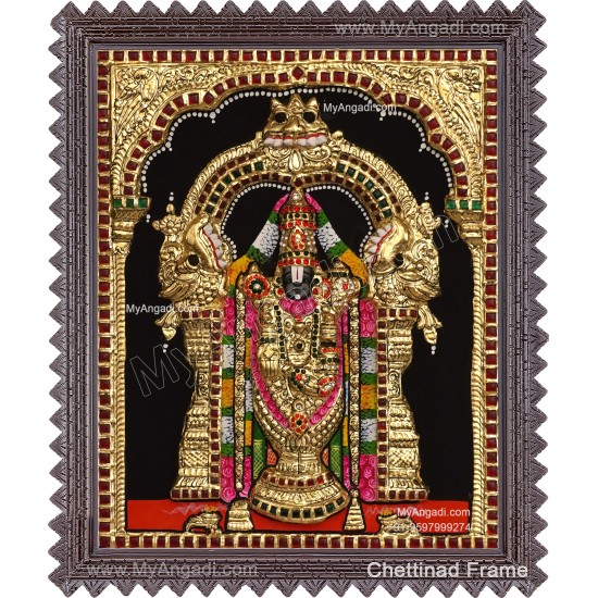 Balaji 3d Tanjore Painting