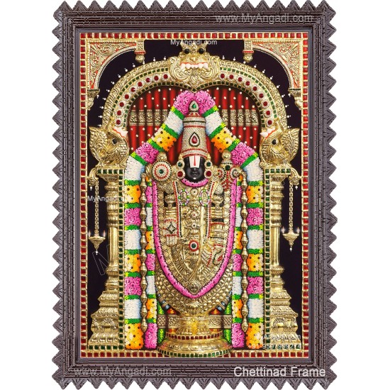 Balaji 3d Tanjore Painting