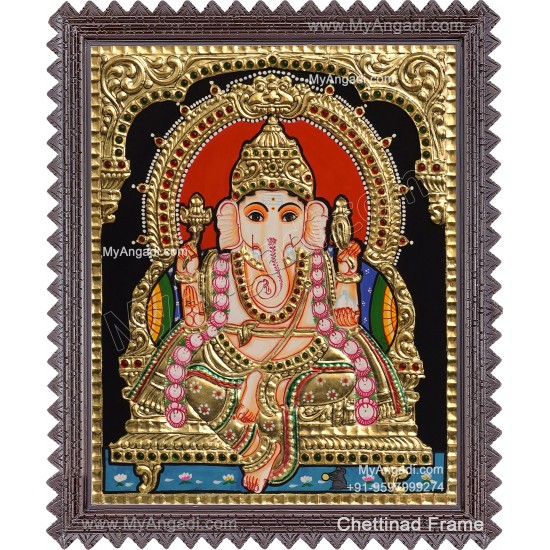 Ganesha Tanjore Painting