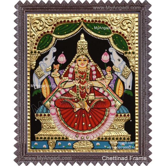 Gajalakshmi Tanjore Painting Gajalakshmi Tanjore Painting