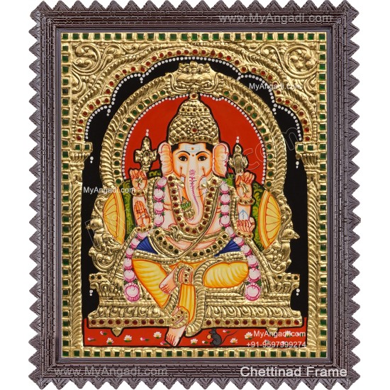 Ganesha Tajore Painting