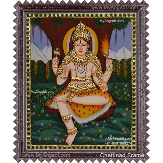 Dakshinamurthi Tanjore Painting Dakshinamurthi Tanjore Painting