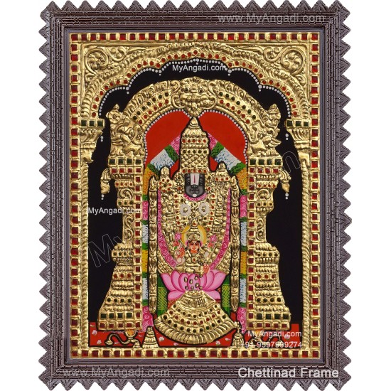 Balaji Lakshmi Tanjore Painting Balaji Lakshmi Tanjore Painting