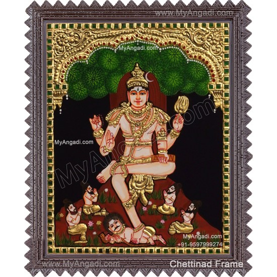 Dakshinamurthi Tanjore Painting Dakshinamurthi Tanjore Painting