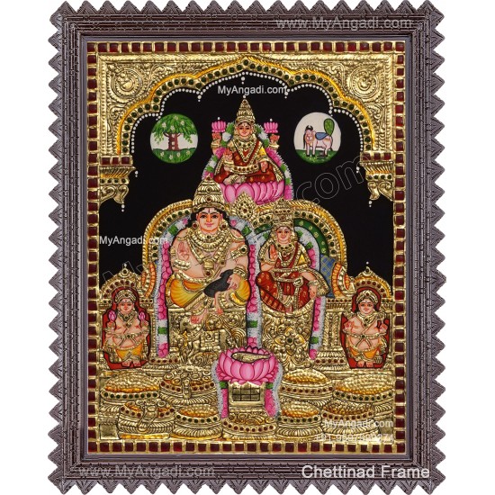 Kubera Lakshmi Tanjore Painting