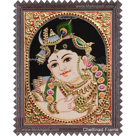 Krishna Tanjore Painting Krishna Tanjore Painting