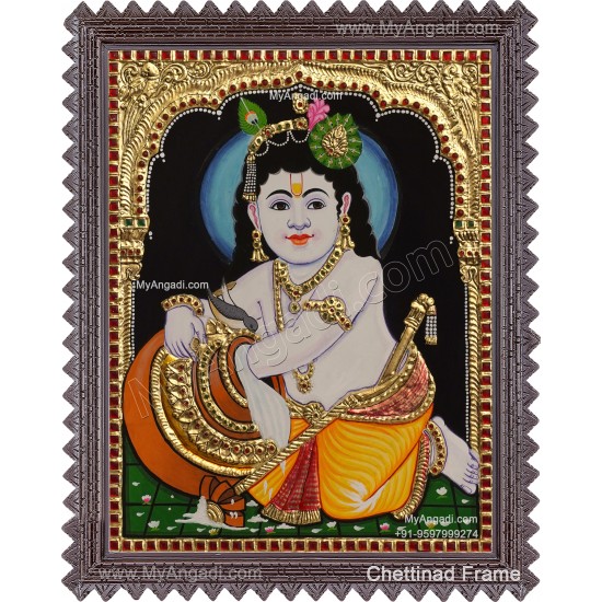 Butter Krishna Tanjore Painting