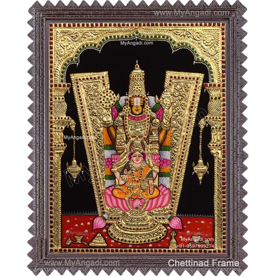 Balaji Lakshmi Tanjore Painting