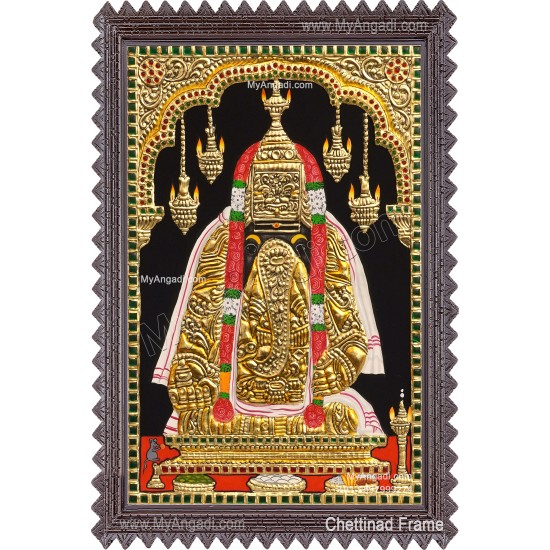Pillaiyarpatti Ganesha Tanjore Painting