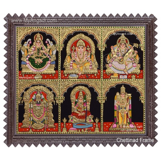 6 Panel Tanjore Painting 6 Panel Tanjore Painting