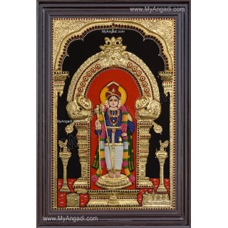 Raja Alangara Murugar 3D Tanjore Painting