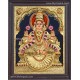 3D Gaja Lakshmi Tanjore Painting